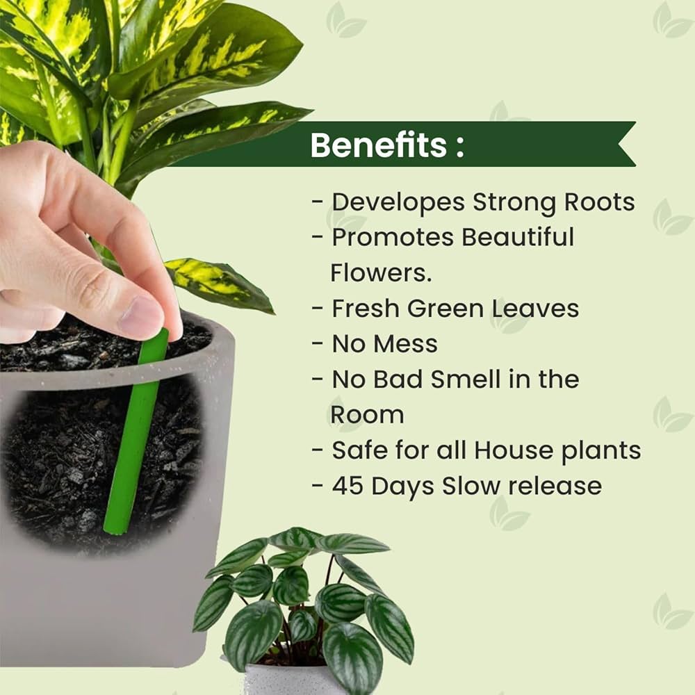 Plant Grow Fertilizer Sticks For Plants - 50 Stick Pack of 2 & 4